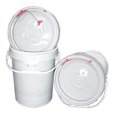 Food Grade plastic 5 Gallon Buckets pails with Screw on Lid -BPA